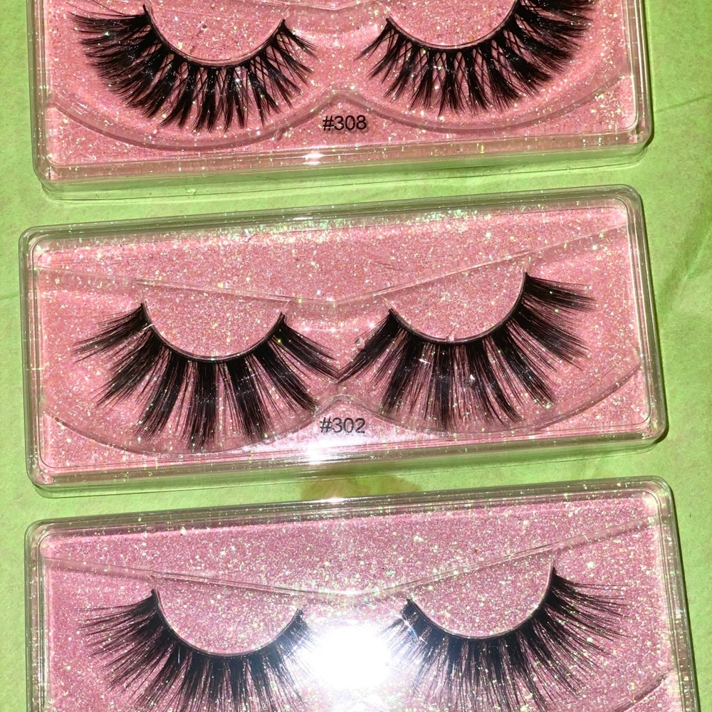 Three pairs of NEW 3D Mink Lashes